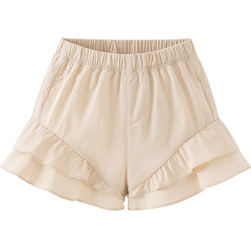 minibala Girls  Combed Cotton Ruffle Shorts 90