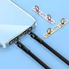Ultra Thin Metal Mobile Phone Lanyard Patch Stainless Steel Card Anti Lost Hanging Rope Tab Double Buckle Replacement Gasket