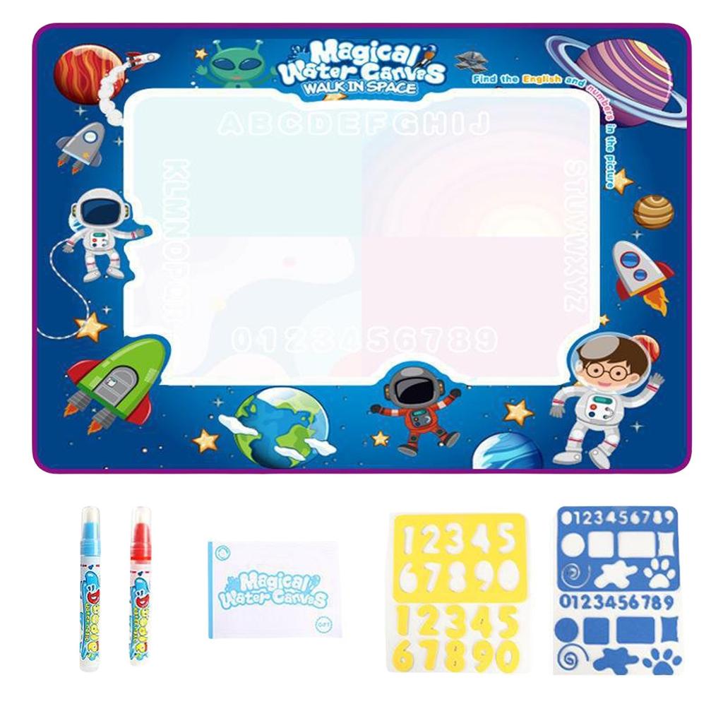 Water Pad 39 X 31Inch Extra Large Art Water Color Pad Reusable Foldable Water Painting Pad Educational Painting Toy Set For Children Over 3 Years Old