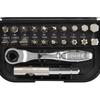 TONE BRS20 Bit Ratchet Set 1/4 Inch 22 Pieces Black
