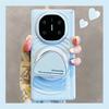 Applicable to Huawei mateX1 folding mobile phone case, new ripple liquid silicone mateX1 collector's edition geometric leather magnetic suction