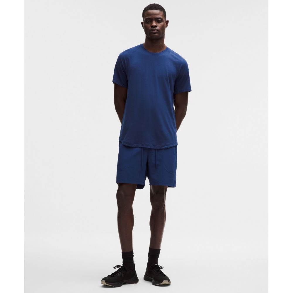 Lululemon License To Train Short Sleeve Shirt Clubhouse Blue