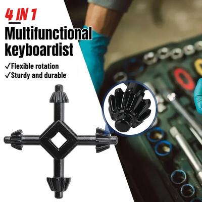 4 in 1 Bohrfutter-Schlüssel Multifunktions-Mini-Elektrobohrfutter Tragbarer Elektrobohrfutter-Schlüssel Universal-Handwerkzeug