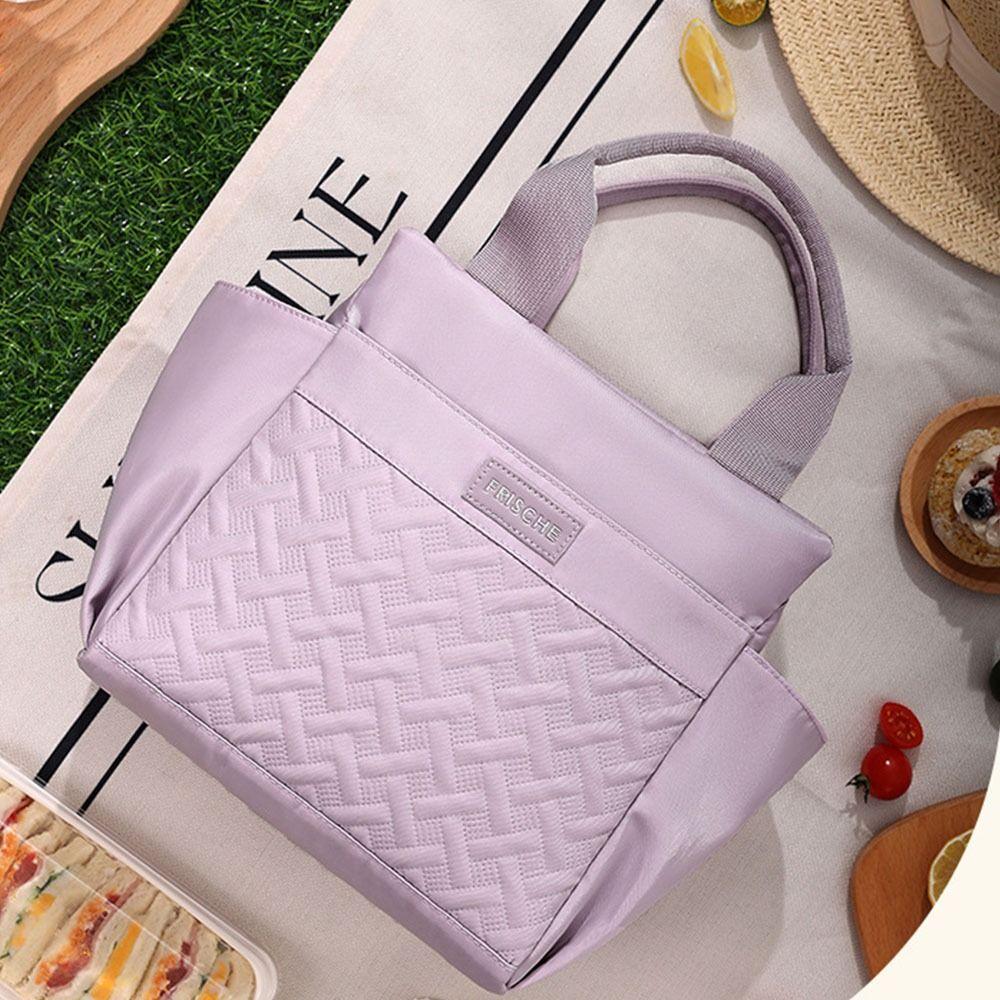Thermal Insulated Lunch Bag Large Capacity Food Cooler Bag Convenient Picnic  Bag  Travel
