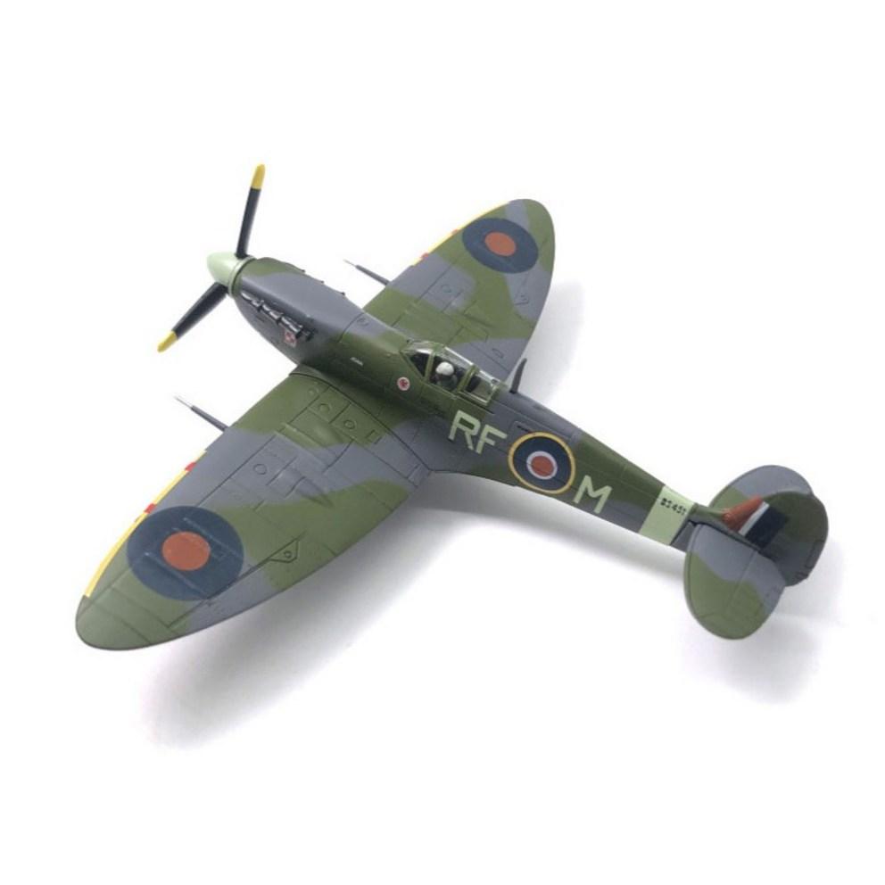 1:Avion de vânătoare Spitfire Model Die-Cast Scara 72