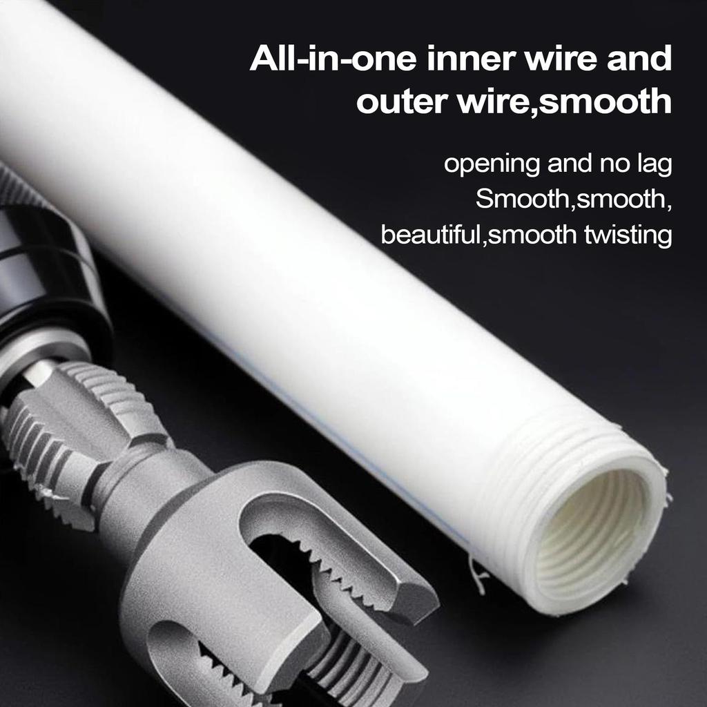 Pvc Pipe Threader Kit 1/2 3/4 Dies Cutter Electric Drill Compatible Pvc Pipe Threader Kit Pvc Thread Maker Tool For Home Repair