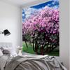 Beautiful Forest Waterfall Tapestry Natural Landscape, Wall Mounted, Background Cloth, Home Living Room Bedroom Wall Decoration