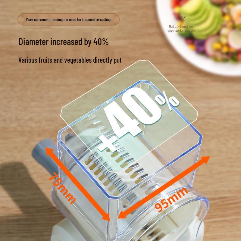 ZISIZ Rotary Vegetable Slicer & Grater