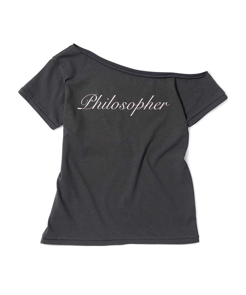 SCULPTOR Hook Me Up Layered Tee Charcoal