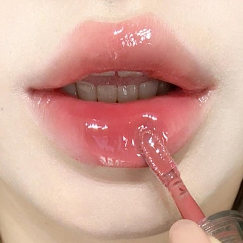 Easamia Nude Mirror Water Gloss Lip Glaze Lipstick Lip Gloss Non-Fading Non-Stick Cup Authentic Official Product
