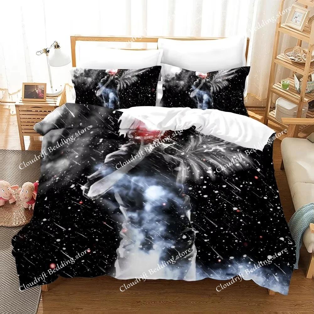 Customizable 3D Print Anime Tokyo Ghoul Bedding Sets Duvet Cover Set With Pillowcase Twin Full Queen King Bedclothes Bed Linen
