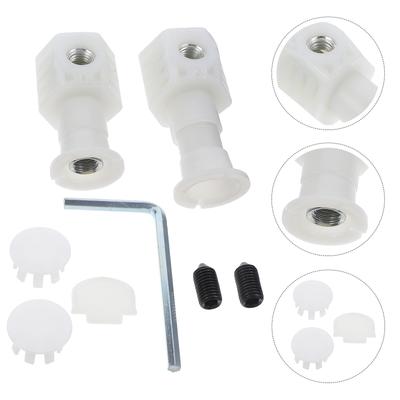 Viti WC Fissaggio a Parete Accessori di Fissaggio Laterale Bulloni Rondelle Guarnizioni Parti di Ricambio Kit Esterno Serbatoio