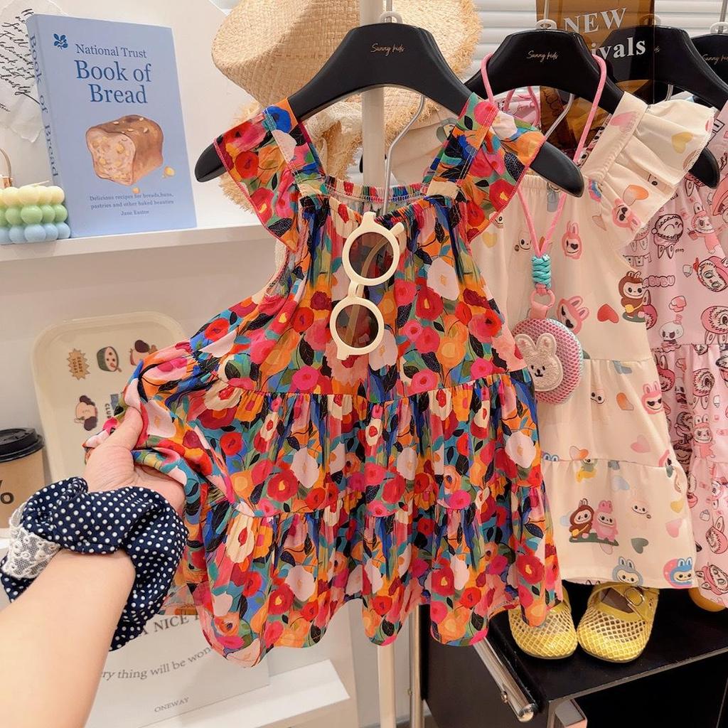 New Arrival: Cute Floral Summer Dress for Baby Girls – Comfortable, Daily Wear Skirt