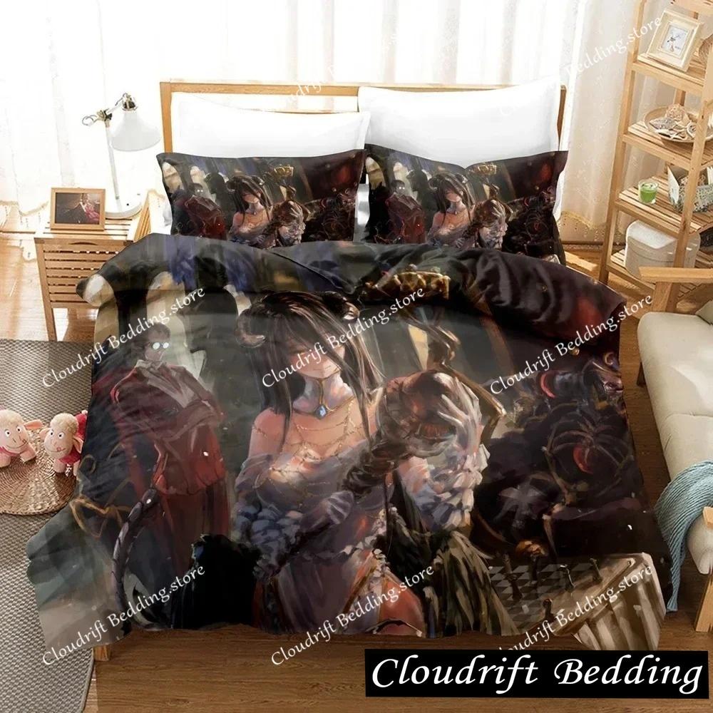 Set Biancheria da Letto 3D Fashion THE OVERLORD Set Copripiumino Con Federe Singolo Matrimoniale Queen King Biancheria da Letto personalizzabile