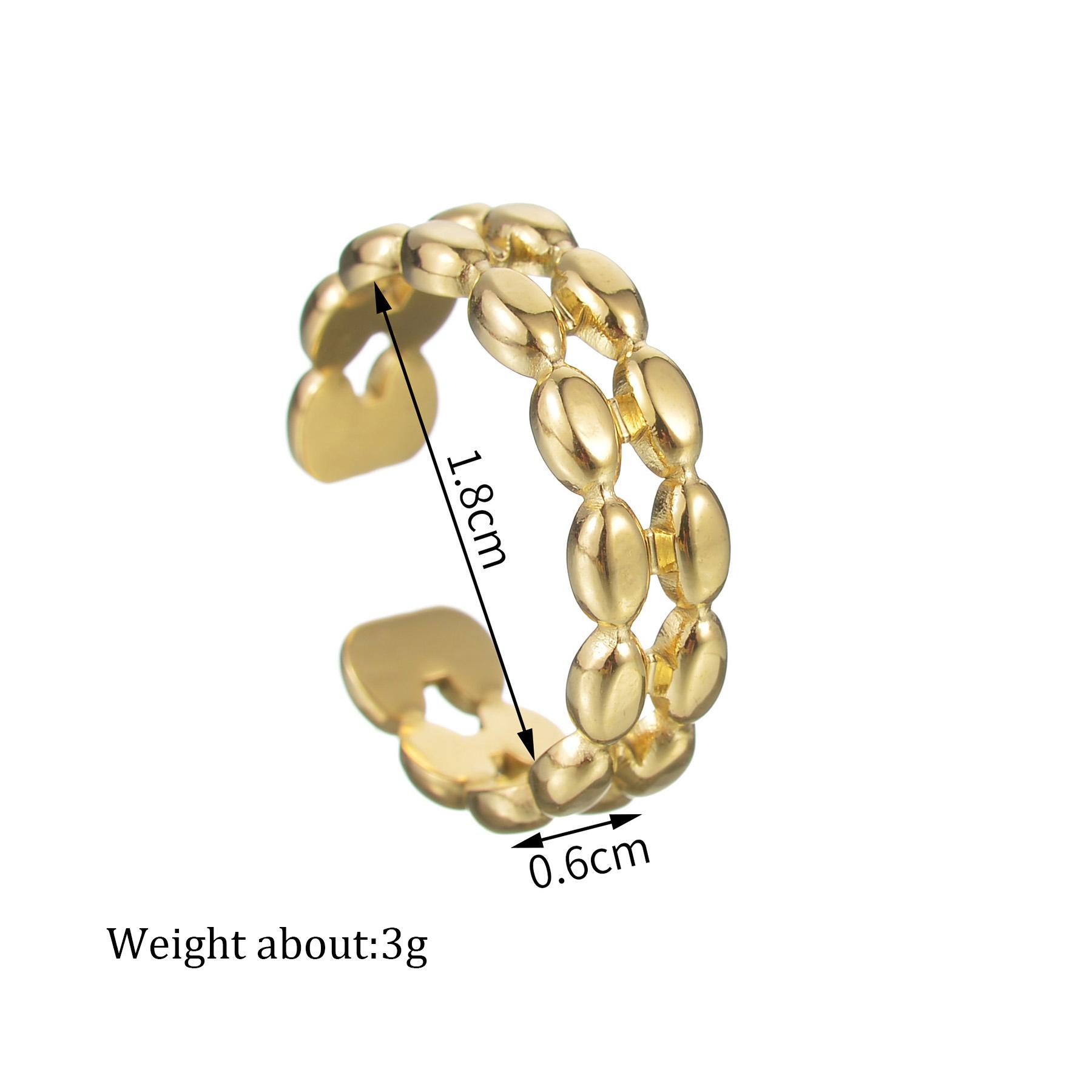 

Atoztide Charm Vintage Rings For Women Stainless Steel Gold Color Adjustable Open Retro Ring Anillo Jewelry Gift Dropshipping