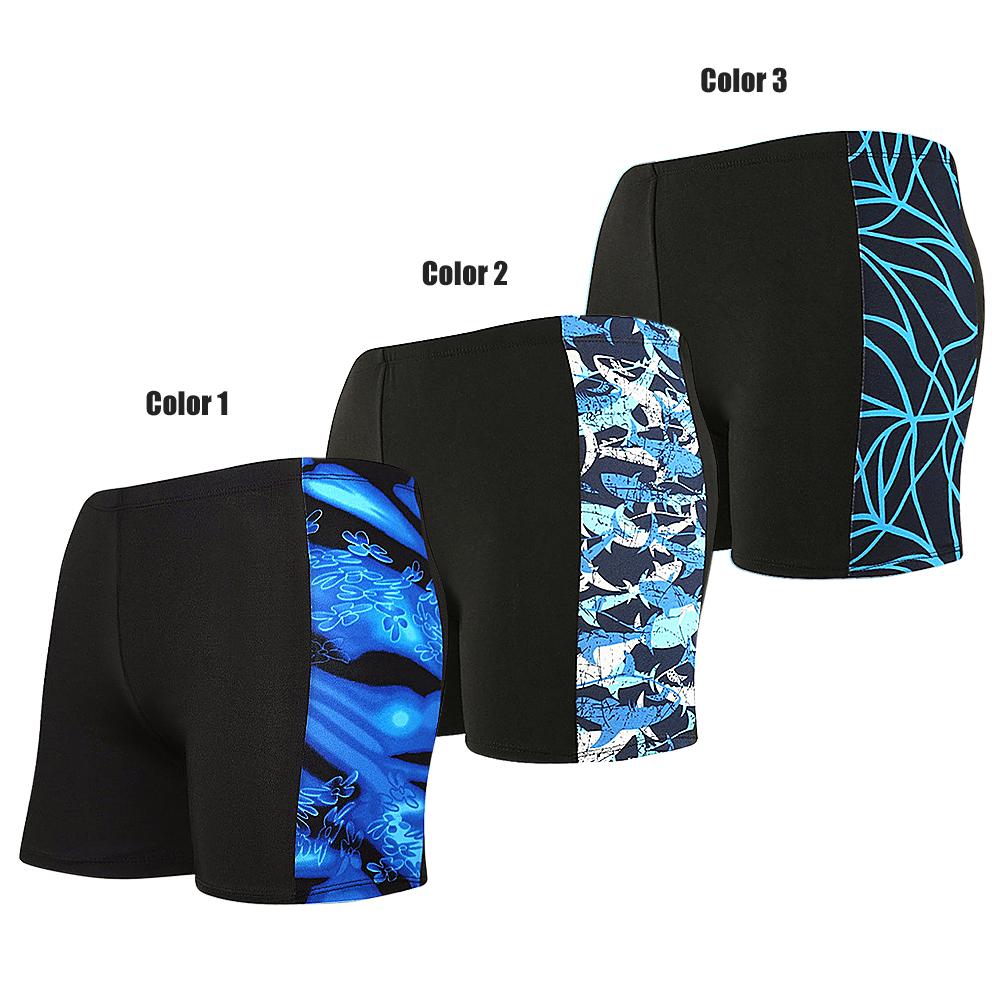 Quick Dry Men"s Swimming Trunks Sport Underwear Drawstring Boxer Briefs Summer Breathable Elastic