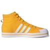 Adidas Neo Bravada Mid Canvas Slip Resistant Durable Breathable High Top Skate Shoes Men Sneakers Yellow White FX9062