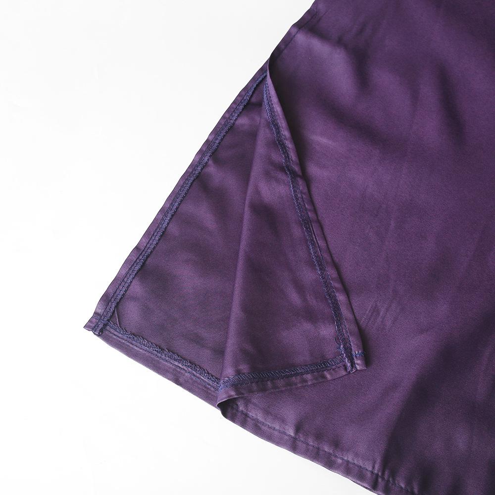 Dvoudílné šaty s krátkým rukávem z matné látky se šátkem na hlavu, nadměrná velikost, dlouhé šaty pro muslimské ženy