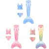 BESMORLE High-Quality Children's Mermaid Tail Swimwear 3-Piece Set for Parent-Child