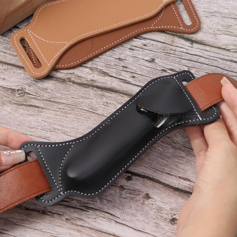 Funda de Cuero Plegable para Cinturones Funda para Cuchillo Bolsa para Guardar Cuchillos Estuche Protector Bolsa para Herramientas Múltiples