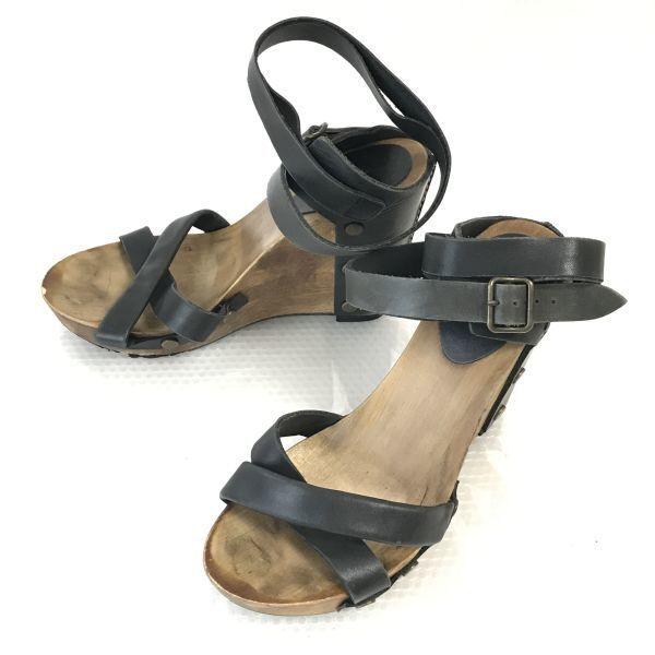 

See By Chlo Strap Wedge Heels Black 37 23.0-23.5(USED)