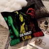 Bob Marley Reggae Music Cushion Cover Polyester Sofa Cushions Decorative Throw Pillows Home Decoration Pillowcover