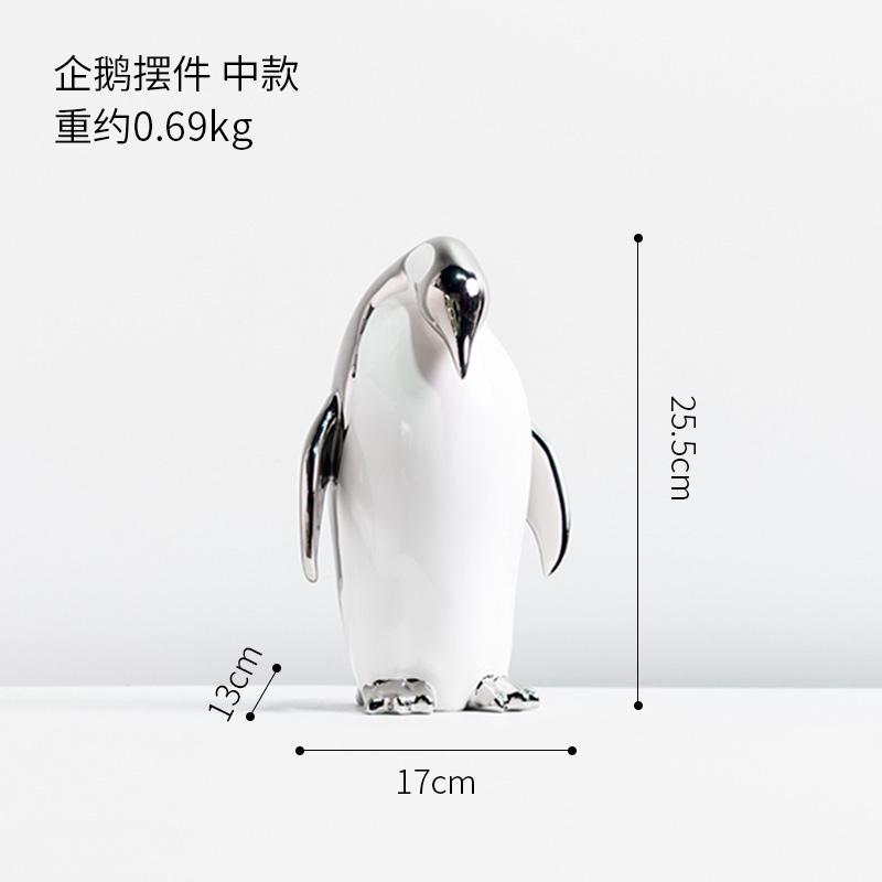 

Смола животное пингвин мультфильм милый кавайный украшения дом гостиная журнальный столик письменный стол творческие поделки статуэтка аксессуары