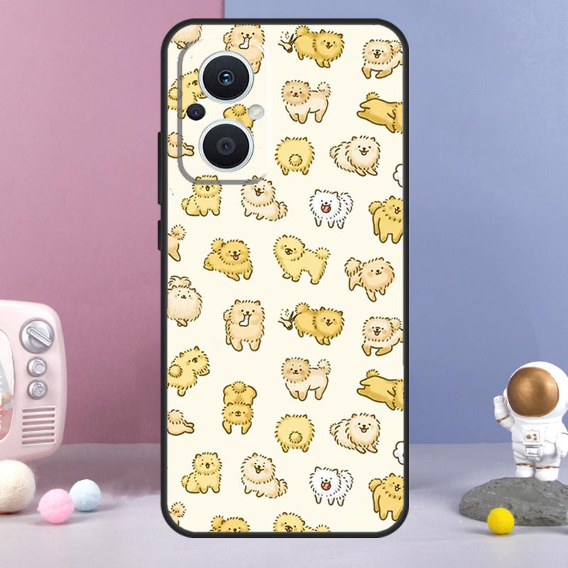 Pomeranian Dog Funda For OPPO Reno 14 F 11F 12F 13F 10 11 12 13 Pro 7 8 Lite OPPO Find X8 X6 X5 X9 Pro Case