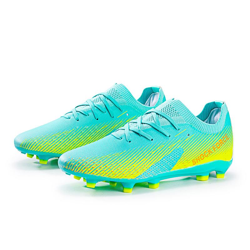 Zhongbang Football Shoes Fg Pegged Leather Foot Boys And Girls Children And Teenagers Students Natural Grass Non-Slip Competition Shoes