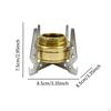 Alcohol Furnace Camp Sturdy Mini with Stainless Steel Rack Spirit Burner for Fishing