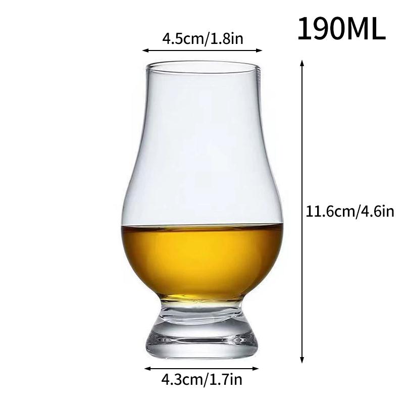 60-190ml Tasting Glasses Crystal Whiskey Glass Clear Whiskey Cocktail Glasses Drinking Glasses Scotch Liquor Barware Wine Glass