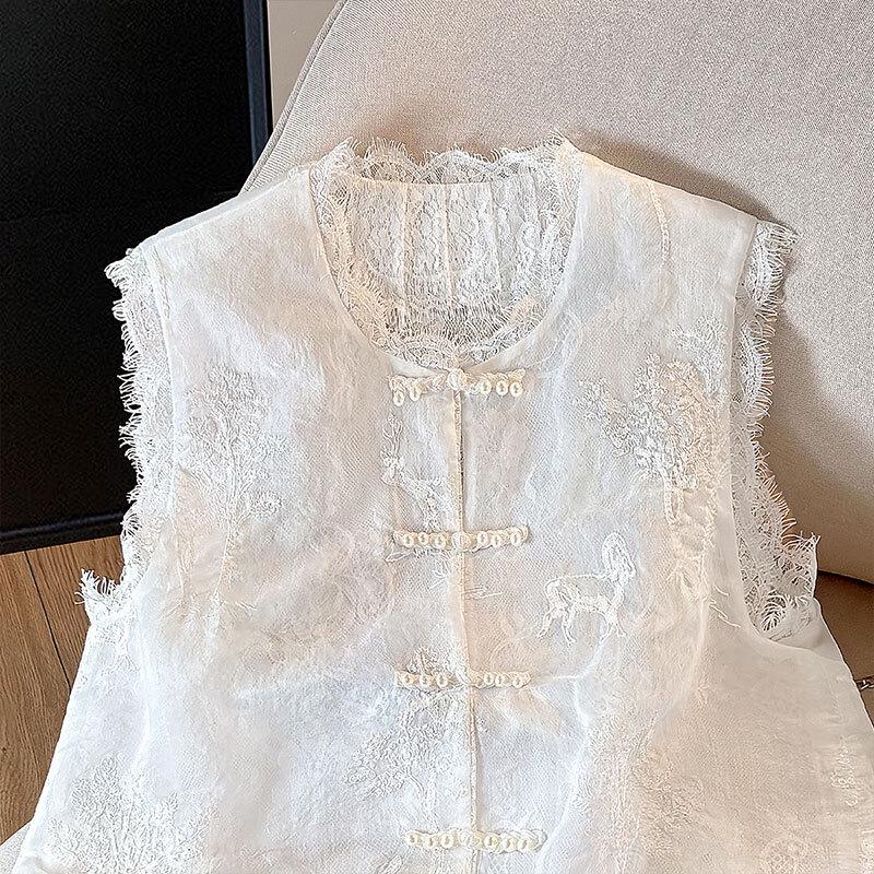 Women's New Chinese Style Lace Vest