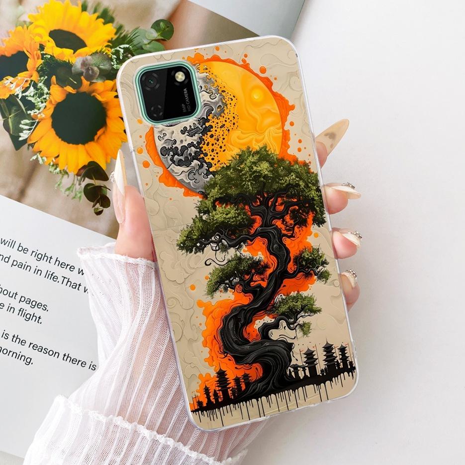For Huawei Y5p Case DRA-LX9 Cute Lion Fashion Painted Cover Soft Silicone Phone Case For Huawei Y5p Honor 9S Honor9S Fundas Bags