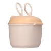 Portable Baby Milk Powder Box Bunny Ears Shaped Food Snack Storage Sealed PP Box With SpoonYellow
