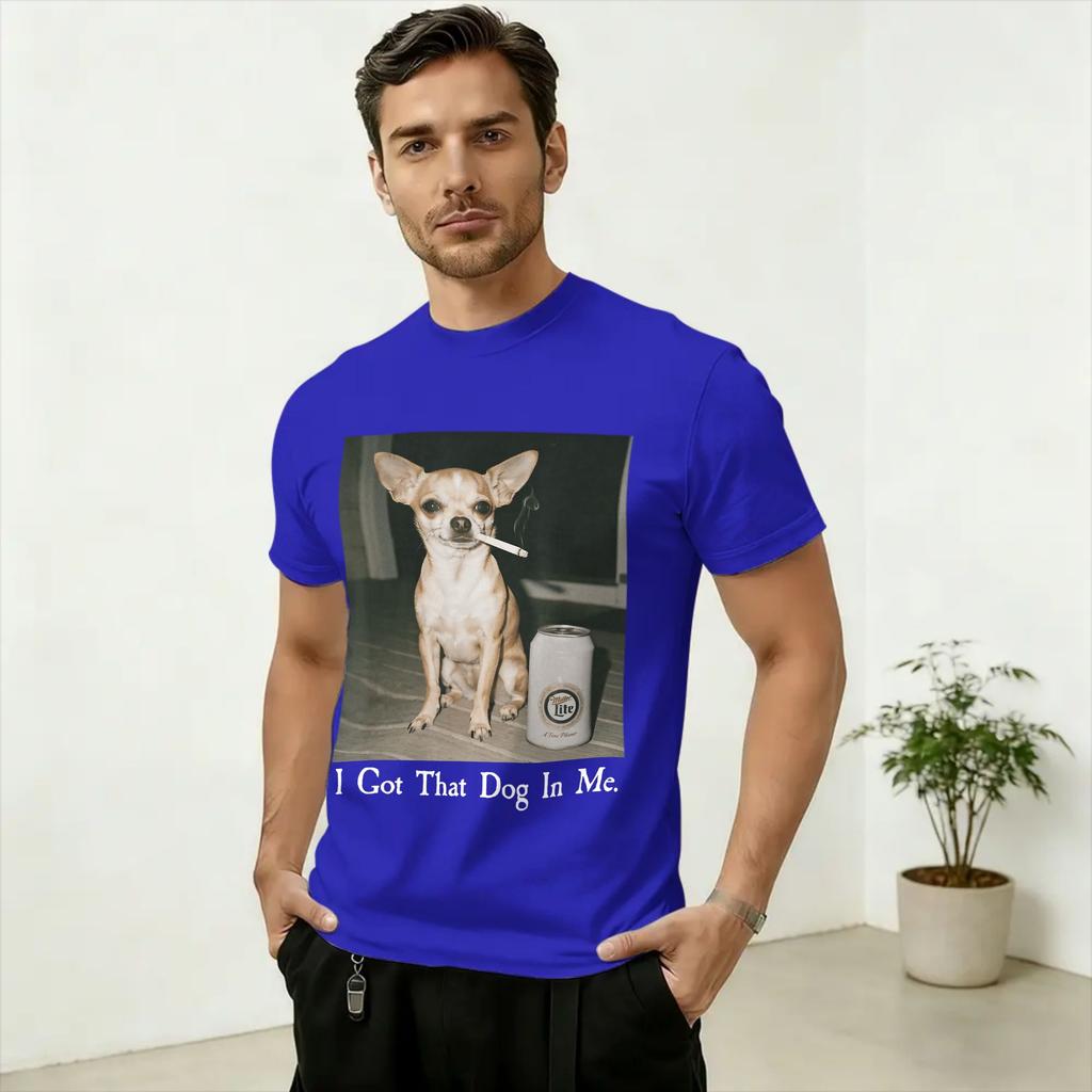 Harajuku T-Shirt Summer Funny I Got That Dog In Me Meme Hip Hop T-Shirts Cotton Tee Shirt for Unisex's Y2K Retro Short Sleeve Tops