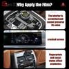 For Kia SPORTAGE 2024   Accessories Car interior film transparent TPU Gear Panel Center Console Anti-scratch Sticker