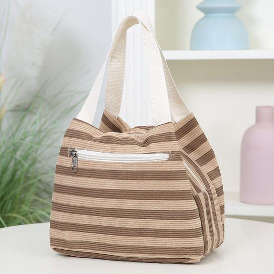 Waterproof Lunch Bag Stylish Floral Lunch Tote Portable Lunch Box Carrier for Women Commuting Picnic Camping