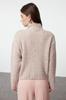 Women's Elegance Style Sweater Powder Soft Textured Cotton Knitwear Sweater
