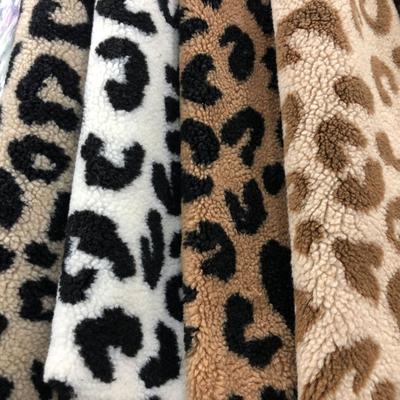 160x50cm Imprimeu Leopard Lână de miel Jacard Fabrică Pentru Hanorace Lenjerie de pat Paltoane de Iarnă Îmbrăcăminte de Casă Handmade DIY Materiale Textile pentru ÎmbrăcăminteTJ22440