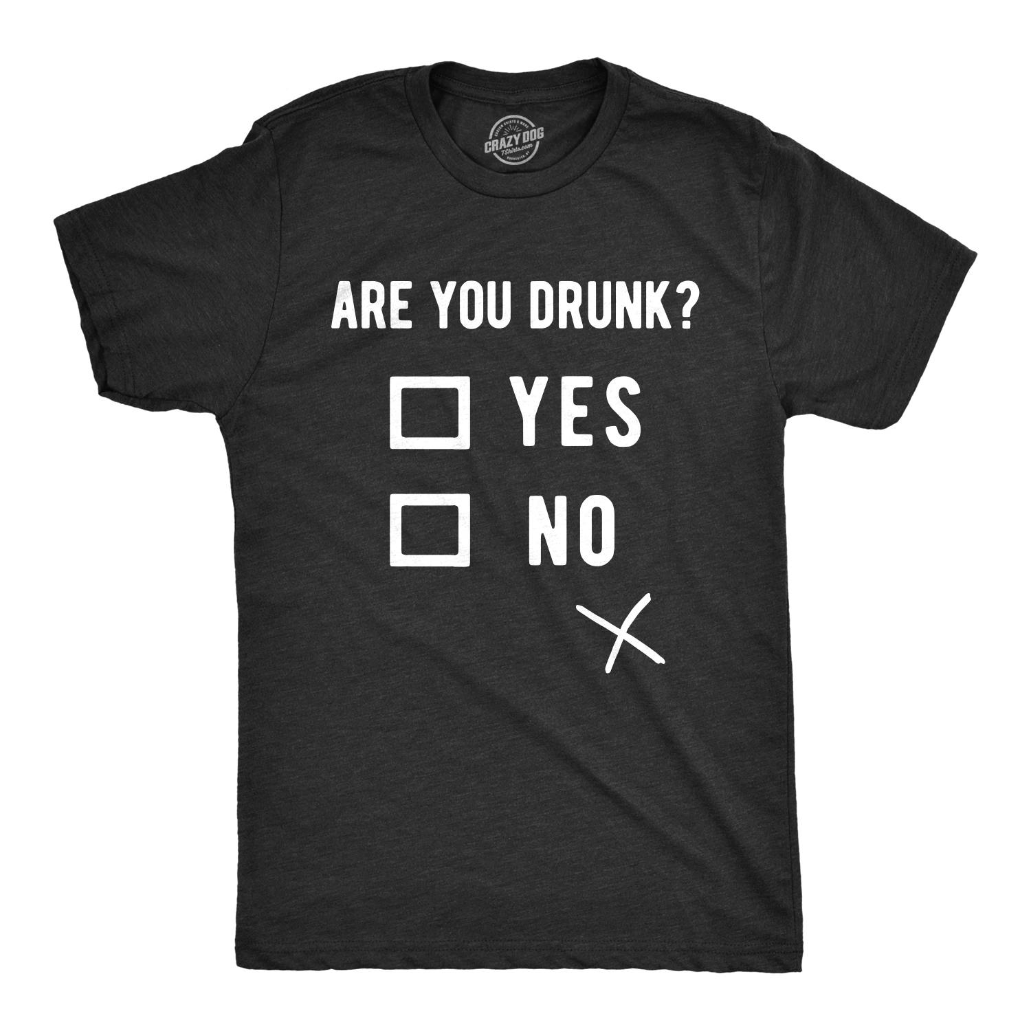 Mens Are You T Shirt Funny Beer Drinking Party Tee XS