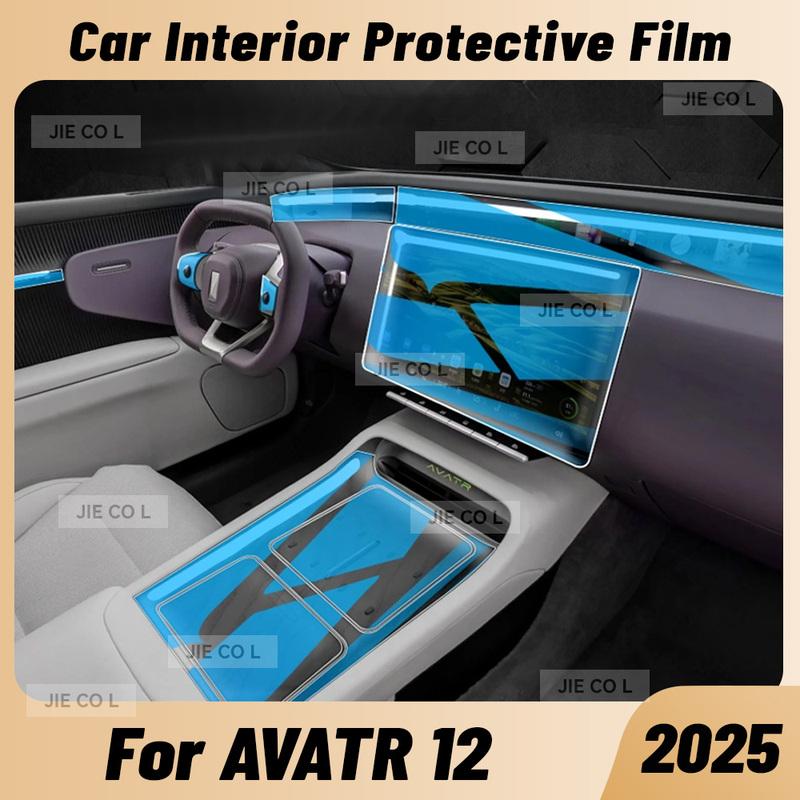 Anti-scratch Car Interior Center Console Media Dashboard Navigation TPU Protector Film For AVATR 12 2025 Accessories