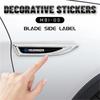 2Pcs Car Zinc Alloy Car Wing Right & Left Side Badge Fender Emblem Auto Valve for Volkswagen Polo 4 Motion Caddy MTM GTI CC Golf