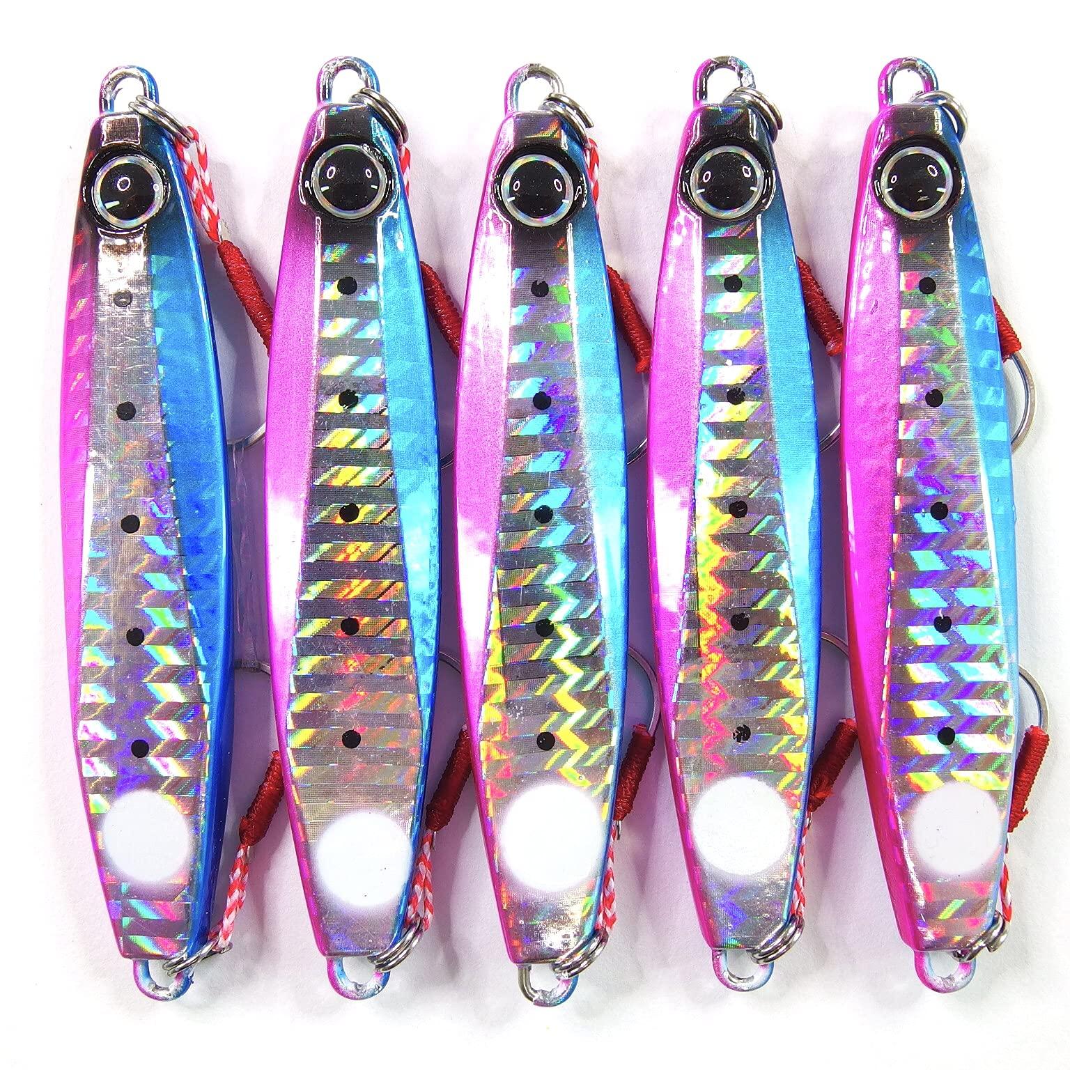 

momo lures Kanarazu Metal 30g and the definitive set for shore jigging and guaranteed catches Assortment Jigs, 40g, 5-piece (30g - 04)