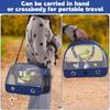 BALAPET Bird Carrier Travel Cage with Bird Ladder and Stainless Tray,Small Bird Travel Cage for Parrot,Portable Bird Backpack with Stand and Shoulder