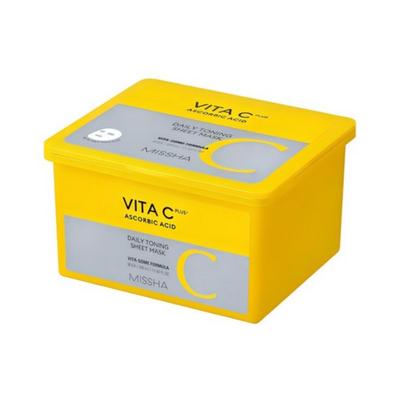 Vita C Plus Daily Toning Sheet Mask, 30 Sheets, 1 Pack