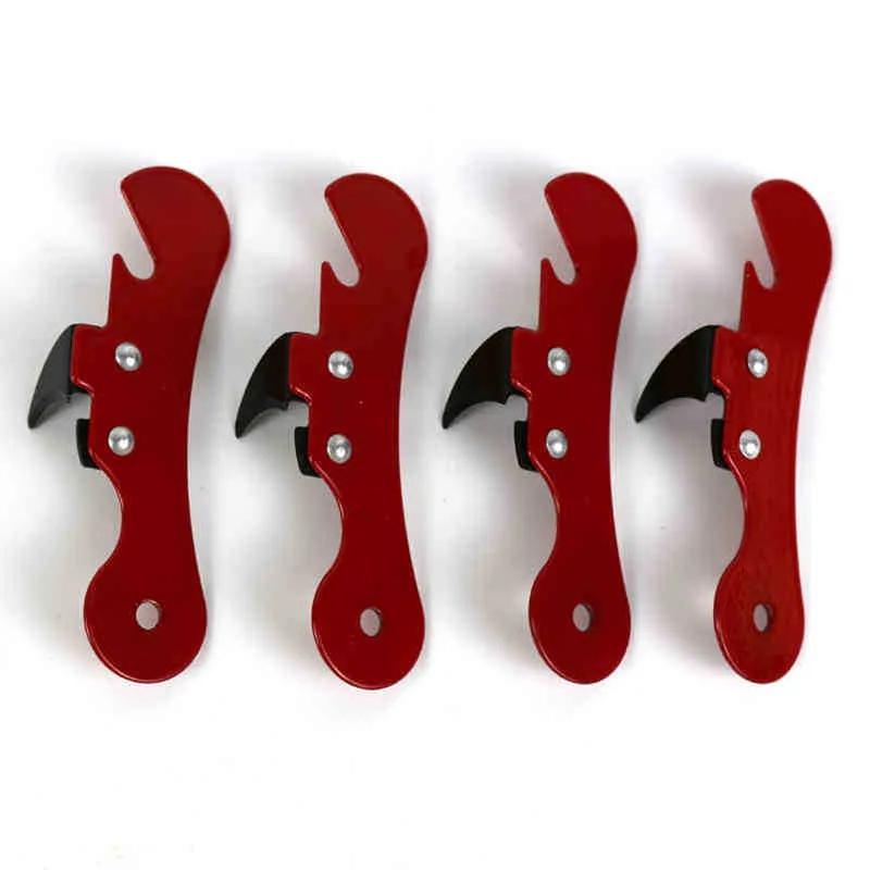Can Opener Knife Parrot Simple Beer Open Metal Sharp Firm Red Multifunctional Design Surface Paint Home Essentials Easy XJY111
