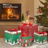 Christmas Nesting Gift Boxes With Lid For Holiday Packaging Empty Advent Calendar Candy Box Christmas Tree Gift Wrap Boxes