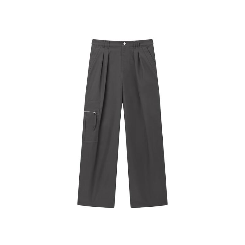 Peacebird Women s High-Waist Loose Fit Straight Leg Workwear Pants M