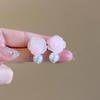 Silver Needle Dongdaemun Fresh Colorful Earrings - Simple, Versatile, Luxury Studs with a High-End Sense