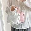 Mini Size Makeup Bag For Women Star Pattern Wings Patchwork Travel Cosmetic Organizer Multi-Purpose Space Saving Lipstick Pouch